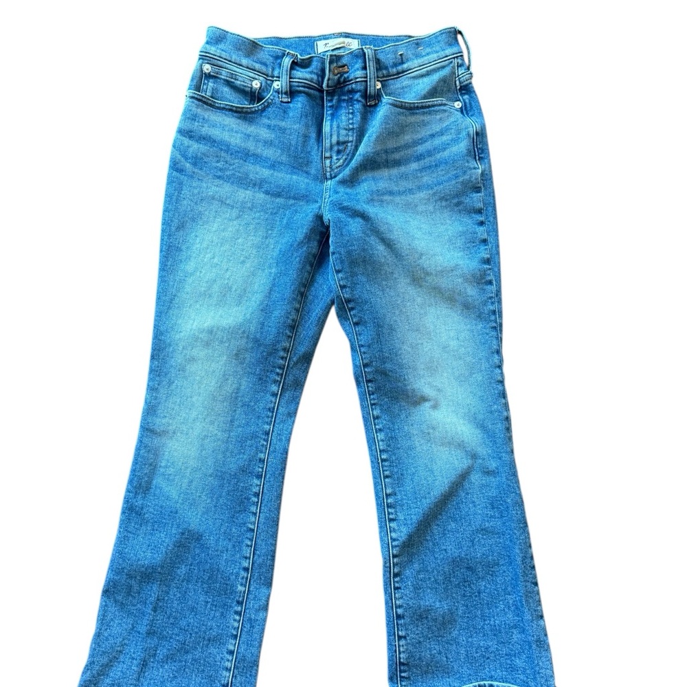 Madewell Flare Jeans in Classic Blue